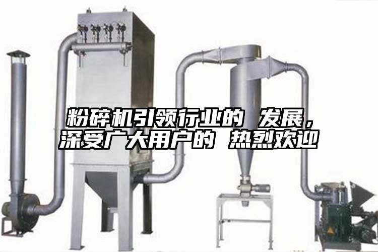 粉碎機引領行業的 發展，深受廣大用戶的 熱烈歡迎